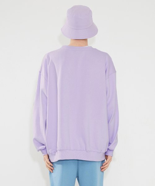 AOX(エーオーエックス)の「Sporty Logo sweatshirt(Oversize fit) Lavender(スウェット・メンズ・その他・MEDIUM/SMALL)」の5枚目の写真