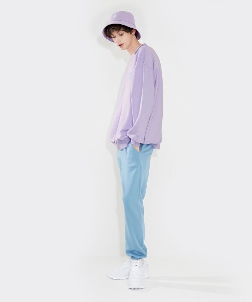 AOX(エーオーエックス)の「Sporty Logo sweatshirt(Oversize fit) Lavender(スウェット・メンズ・その他・MEDIUM/SMALL)」の6枚目の写真