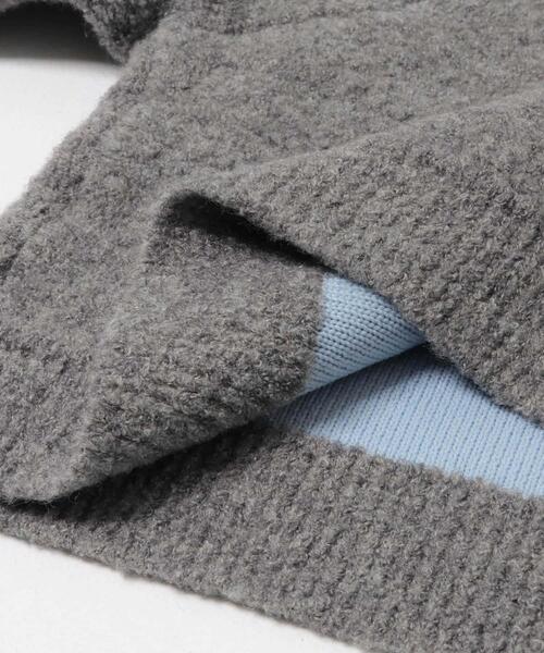 ITEMS URBANRESEARCH（アイテムズ アーバンリサーチ）の「ブークレジップショートカーディガン（カーディガン/ボレロ・レディース・グレー/ブラウン/レッド・FREE）」の14枚目の写真