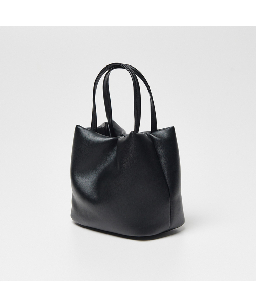 clover puffy BAG - black