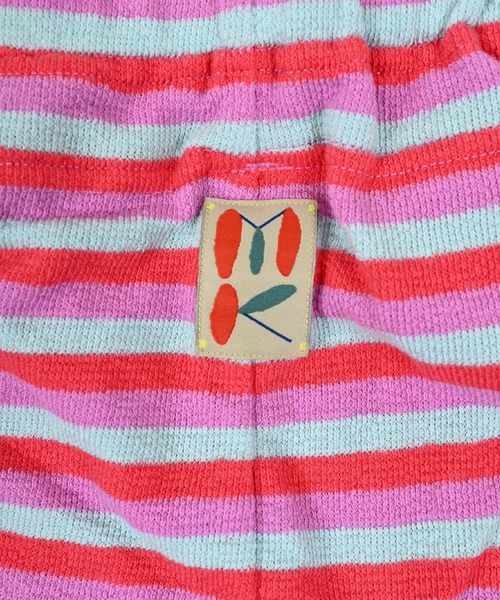 MARKEY'S(マーキーズ)の「パイルボーダーメロー2wayサロペット(サロペット/オーバーオール・キッズ・イエロー系その他/ピンク系その他/ライトグリーン・110/100/90/80/120)」の21枚目の写真