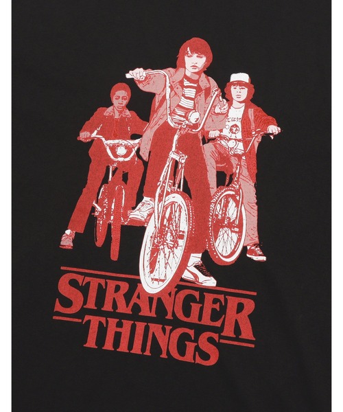 Little sunny bite（リトルサニーバイト）の「/Little sunny bite/stranger things x little sunny bite graphic big tee（Tシャツ/カットソー・レディース・ブラック/ピンク/ホワイト・MEDIUM/SMALL）」の18枚目の写真