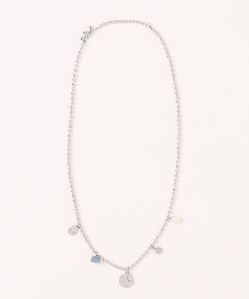 LOWRYS FARM(ローリーズファーム)の「ステンレスパーツMIXネックレス 634084(ネックレス・レディース・シルバー系その他/シルバー系その他2・FREE)」の2枚目の写真