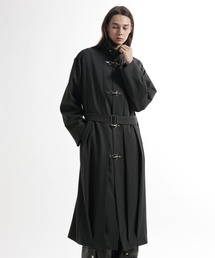 HARE | ファイヤーマンバックルプリーツステンカラーコート(HARE)(ステンカラーコート)