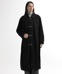 HARE | ファイヤーマンバックルプリーツステンカラーコート(HARE)(ステンカラーコート)