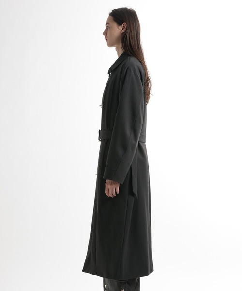 HARE（ハレ）の「ファイヤーマンバックルプリーツステンカラーコート(HARE)（ステンカラーコート・メンズ・レッド/ブラック/グレー・FREE）」の17枚目の写真