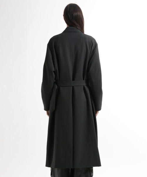 HARE（ハレ）の「ファイヤーマンバックルプリーツステンカラーコート(HARE)（ステンカラーコート・メンズ・レッド/ブラック/グレー・FREE）」の18枚目の写真