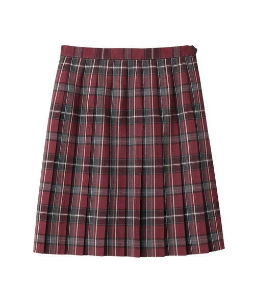 EASTBOY（イーストボーイ）の「スカート チェック 48cm丈 ウォッシャブル 女子 制服 学生服 中学生 高校生 スクール  （スカート・キッズ・レッド系/ネイビー系・11号/9号/7号/13号）」の4枚目の写真
