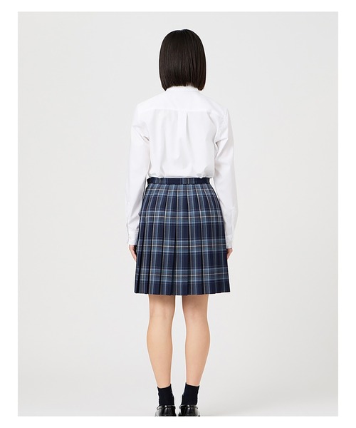 EASTBOY（イーストボーイ）の「スカート チェック 48cm丈 ウォッシャブル 女子 制服 学生服 中学生 高校生 スクール  （スカート・キッズ・レッド系/ネイビー系・11号/9号/7号/13号）」の10枚目の写真
