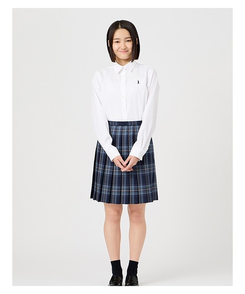 EASTBOY（イーストボーイ）の「スカート チェック 48cm丈 ウォッシャブル 女子 制服 学生服 中学生 高校生 スクール  （スカート・キッズ・レッド系/ネイビー系・11号/9号/7号/13号）」の7枚目の写真
