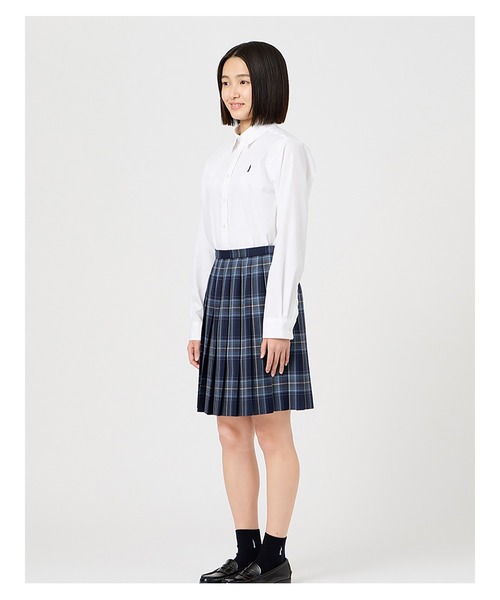 EASTBOY（イーストボーイ）の「スカート チェック 48cm丈 ウォッシャブル 女子 制服 学生服 中学生 高校生 スクール  （スカート・キッズ・レッド系/ネイビー系・11号/9号/7号/13号）」の9枚目の写真