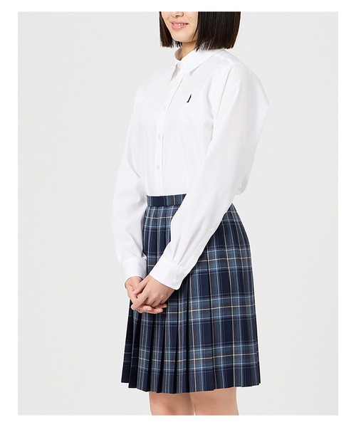 スカート チェック 48cm丈 ウォッシャブル 女子 制服 学生服 中学生
