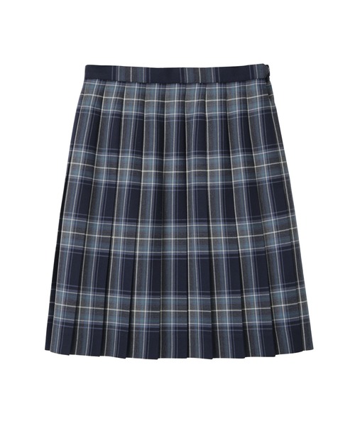 EASTBOY（イーストボーイ）の「スカート チェック 48cm丈 ウォッシャブル 女子 制服 学生服 中学生 高校生 スクール  （スカート・キッズ・レッド系/ネイビー系・11号/9号/7号/13号）」の5枚目の写真