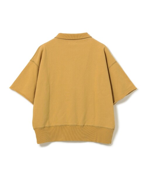 BEAMS BOY（ビームスボーイ）の「ハーフジップ ショートスリーブ スウェット（スウェット・レディース・ネイビー/イエロー・2/1）」の13枚目の写真