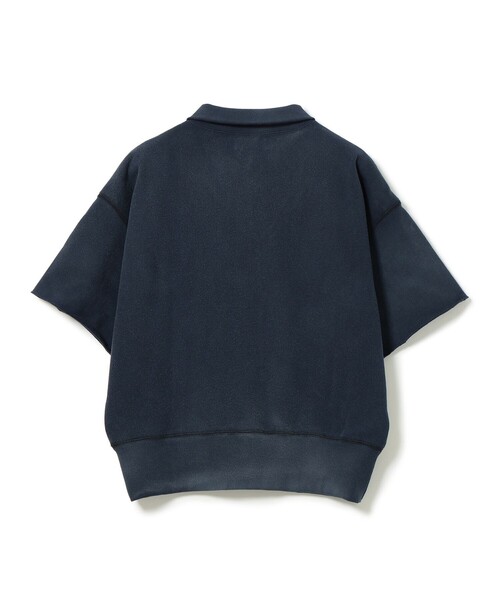 BEAMS BOY（ビームスボーイ）の「ハーフジップ ショートスリーブ スウェット（スウェット・レディース・ネイビー/イエロー・2/1）」の19枚目の写真