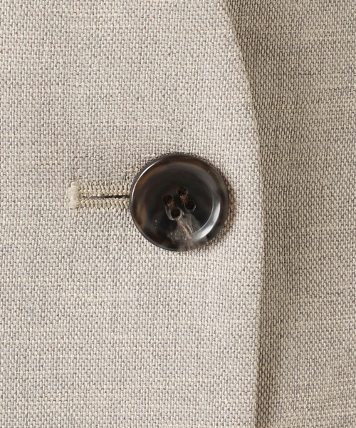 JOURNAL STANDARD relume（ジャーナルスタンダード　レリューム）の「ダブルフロントノーカラージャケット（ノーカラージャケット・レディース・チャコールグレー/ベージュ・38/36）」の6枚目の写真