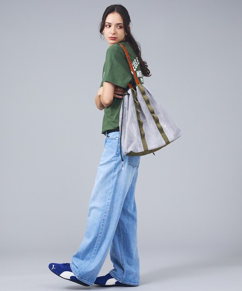 WEEKEND(ER)(ウィークエンダー)の「【WEEKEND(ER)/ウィークエンダー】WKD MESH TOTE/ウィークエンダーメッシュトート/ユニセックス/【WEB限定】(バックパック/リュック・メンズ・ブラック/グレー・フリー)」の10枚目の写真