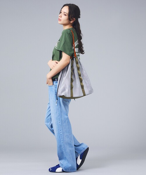 WEEKEND(ER)(ウィークエンダー)の「【WEEKEND(ER)/ウィークエンダー】WKD MESH TOTE/ウィークエンダーメッシュトート/ユニセックス/【WEB限定】(バックパック/リュック・メンズ・ブラック/グレー・フリー)」の11枚目の写真