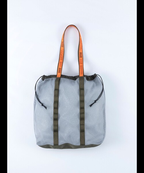 WEEKEND(ER)(ウィークエンダー)の「【WEEKEND(ER)/ウィークエンダー】WKD MESH TOTE/ウィークエンダーメッシュトート/ユニセックス/【WEB限定】(バックパック/リュック・メンズ・ブラック/グレー・フリー)」の13枚目の写真