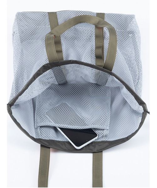 WEEKEND(ER)(ウィークエンダー)の「【WEEKEND(ER)/ウィークエンダー】WKD MESH TOTE/ウィークエンダーメッシュトート/ユニセックス/【WEB限定】(バックパック/リュック・メンズ・ブラック/グレー・フリー)」の20枚目の写真