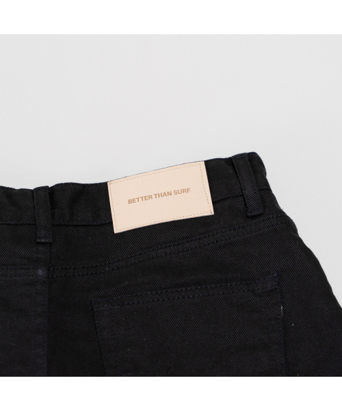 BETTER THAN SURF（ベターザンサーフ）の「デニムスカートパンツ - ブラック（その他パンツ・レディース・その他・SMALL/MEDIUM/X-SMALL）」の4枚目の写真