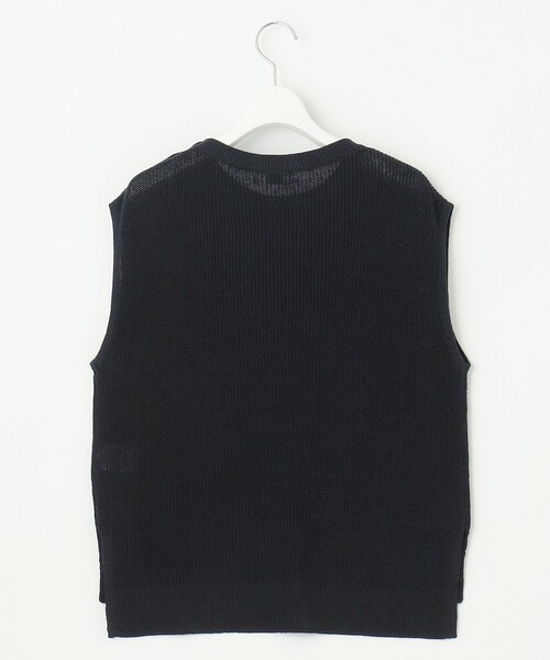 J.PRESS Ladies(J.プレス レディス)の「【WEB限定カラーあり・プラスワンアイテムに】LINEN COTTON ニット ベスト(ベスト・レディース・ネイビー系/スカイブルー系/ベージュ系/ライトグレー系/ブラウン系・SMALL)」の22枚目の写真