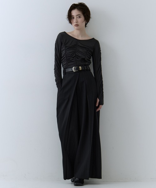 STUDIOUS（ステュディオス）の「【STUDIOUS/ステュディオス】Mix Plating Buckle Belt/ミックスプレーティングバックルベルト（ベルト・レディース・シルバー/ゴールド・FREE）」の3枚目の写真