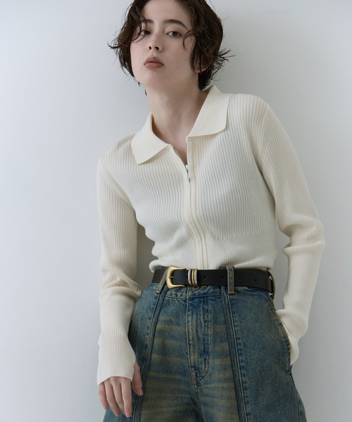 STUDIOUS（ステュディオス）の「【STUDIOUS/ステュディオス】Mix Plating Buckle Belt/ミックスプレーティングバックルベルト（ベルト・レディース・シルバー/ゴールド・FREE）」の10枚目の写真