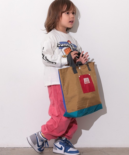 Ocean&Ground（オーシャン&グラウンド）の「レッスンBAG MULTI（トートバッグ・キッズ・ライトピンク/ライトブルー/エメラルド/ライトグレー/パープル/ベージュ/ブルー・FREE）」の21枚目の写真