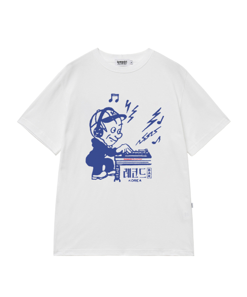 Kompakt Record Bar(コンパクトレコードバー)の「KRB Radio DJ T-shirt - White(Tシャツ/カットソー・メンズ・その他・M/L/XL)」の1枚目の写真