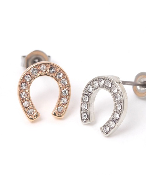 studio CLIP(スタディオクリップ)の「【daily CLIP】馬蹄ラインストーンピアス(ピアス(両耳用)・レディース・その他1/その他2・FREE)」の5枚目の写真