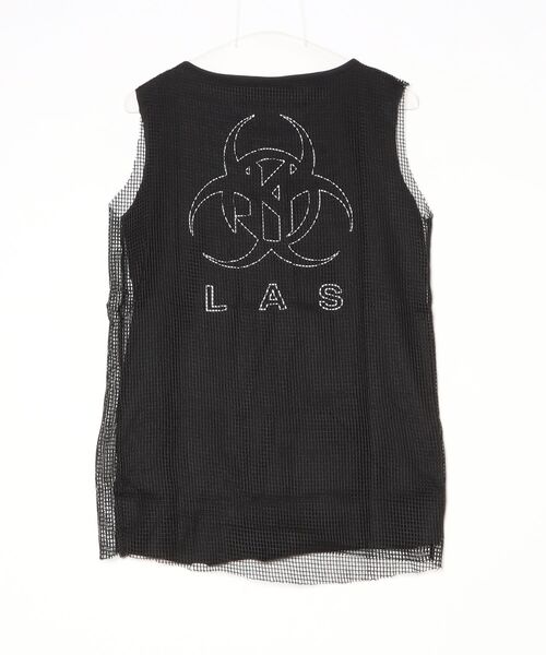 ROYAL FLASH（ロイヤルフラッシュ）の「LOIN ARMIS/ロインアルミス/Double-Layer Mesh Tank（タンクトップ・メンズ・ホワイト/ブラック・1/2）」の3枚目の写真
