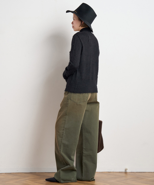 R13（アールサーティーン）の「*【R13/アールサーティーン】D'ARCY LOOSE JEAN（デニムパンツ・レディース・カーキ・24/26/25）」の5枚目の写真