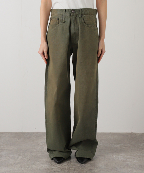 R13（アールサーティーン）の「*【R13/アールサーティーン】D'ARCY LOOSE JEAN（デニムパンツ・レディース・カーキ・24/26/25）」の7枚目の写真