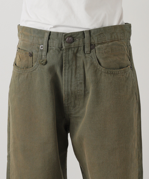 R13（アールサーティーン）の「*【R13/アールサーティーン】D'ARCY LOOSE JEAN（デニムパンツ・レディース・カーキ・24/26/25）」の10枚目の写真