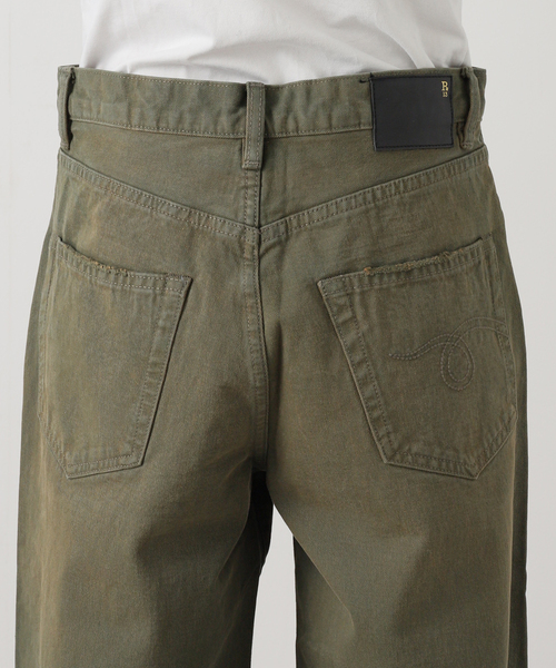 R13（アールサーティーン）の「*【R13/アールサーティーン】D'ARCY LOOSE JEAN（デニムパンツ・レディース・カーキ・24/26/25）」の11枚目の写真