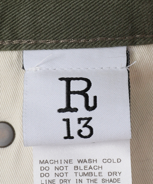 R13（アールサーティーン）の「*【R13/アールサーティーン】D'ARCY LOOSE JEAN（デニムパンツ・レディース・カーキ・24/26/25）」の17枚目の写真