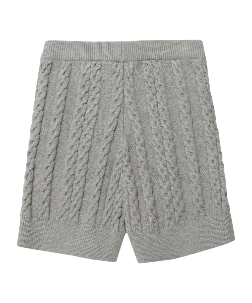 AMESWORLDWIDE（アメスワールドワイド）の「CABLE KNIT SHORT PANTS GREY（その他パンツ・レディース・その他・FREE）」の4枚目の写真