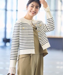 ROPE' PICNIC | ミラノリブ金ボタンニットカーディガン(カーディガン/ボレロ)