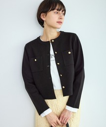 ROPE' PICNIC（ロペピクニック）の「ミラノリブ金ボタンニットカーディガン（カーディガン/ボレロ）」
