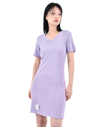 KATHARSIS（カタルシス）の「ミニケーブルニットワンピース PP_ONE SIZE（ニット/セーター）」