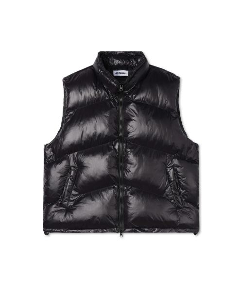APOSTROPHE COMMA(アポストロフィコンマ)の「ハイグロシーアングルダウンベスト(グレー)(ダウンベスト・メンズ・その他・SMALL/MEDIUM/LARGE)」の5枚目の写真