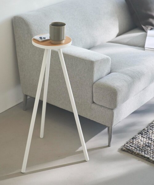 BIRTHDAY BAR(バースデイバー)の「【tower タワー】ちょこっとハイテーブル タワー ホワイト(家具・レディース・ホワイト・0)」の1枚目の写真