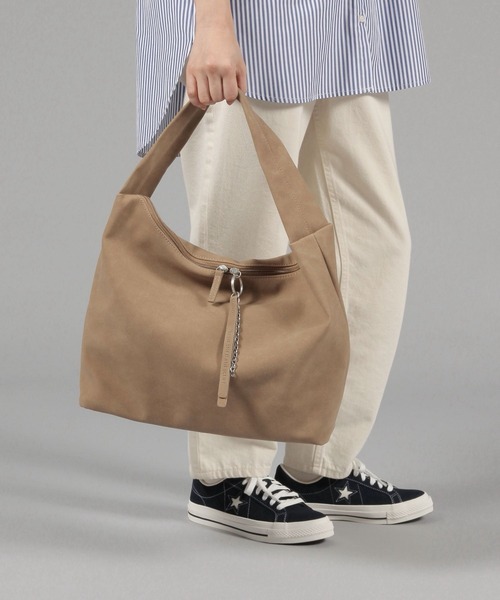 studio CLIP(スタディオクリップ)の「からだよろこぶワンショルダートートバッグ(トートバッグ・レディース・ブラック/ベージュ/グレー・FREE)」の4枚目の写真