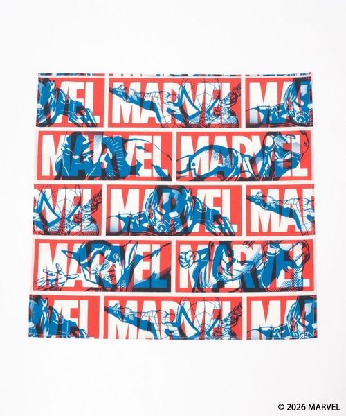 LOWRYS FARM(ローリーズファーム)の「MARVEL/バンダナ 640714(バンダナ/スカーフ・キッズ・レッド系その他/ベージュ系その他/ホワイト系その他・FREE)」の1枚目の写真