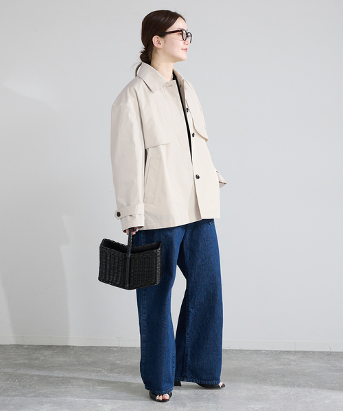 IENA（イエナ）の「シングルトレンチショートコート（トレンチコート・レディース・アイボリー/ベージュ系その他・FREE）」の13枚目の写真