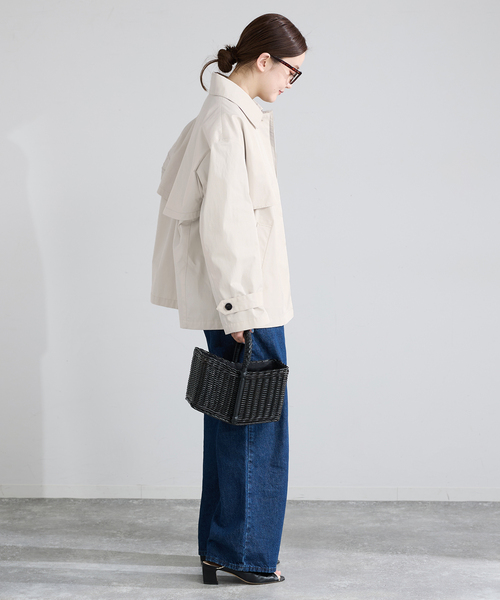 IENA（イエナ）の「シングルトレンチショートコート（トレンチコート・レディース・アイボリー/ベージュ系その他・FREE）」の14枚目の写真