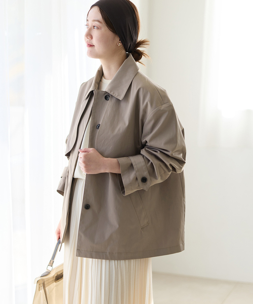 IENA（イエナ）の「シングルトレンチショートコート（トレンチコート・レディース・アイボリー/ベージュ系その他・FREE）」の17枚目の写真