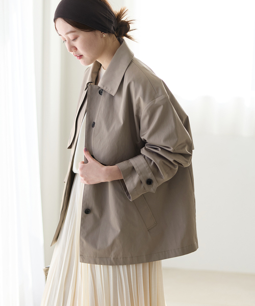 IENA（イエナ）の「シングルトレンチショートコート（トレンチコート・レディース・アイボリー/ベージュ系その他・FREE）」の18枚目の写真