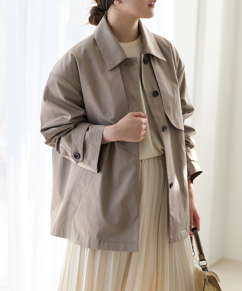 IENA（イエナ）の「シングルトレンチショートコート（トレンチコート・レディース・アイボリー/ベージュ系その他・FREE）」の22枚目の写真